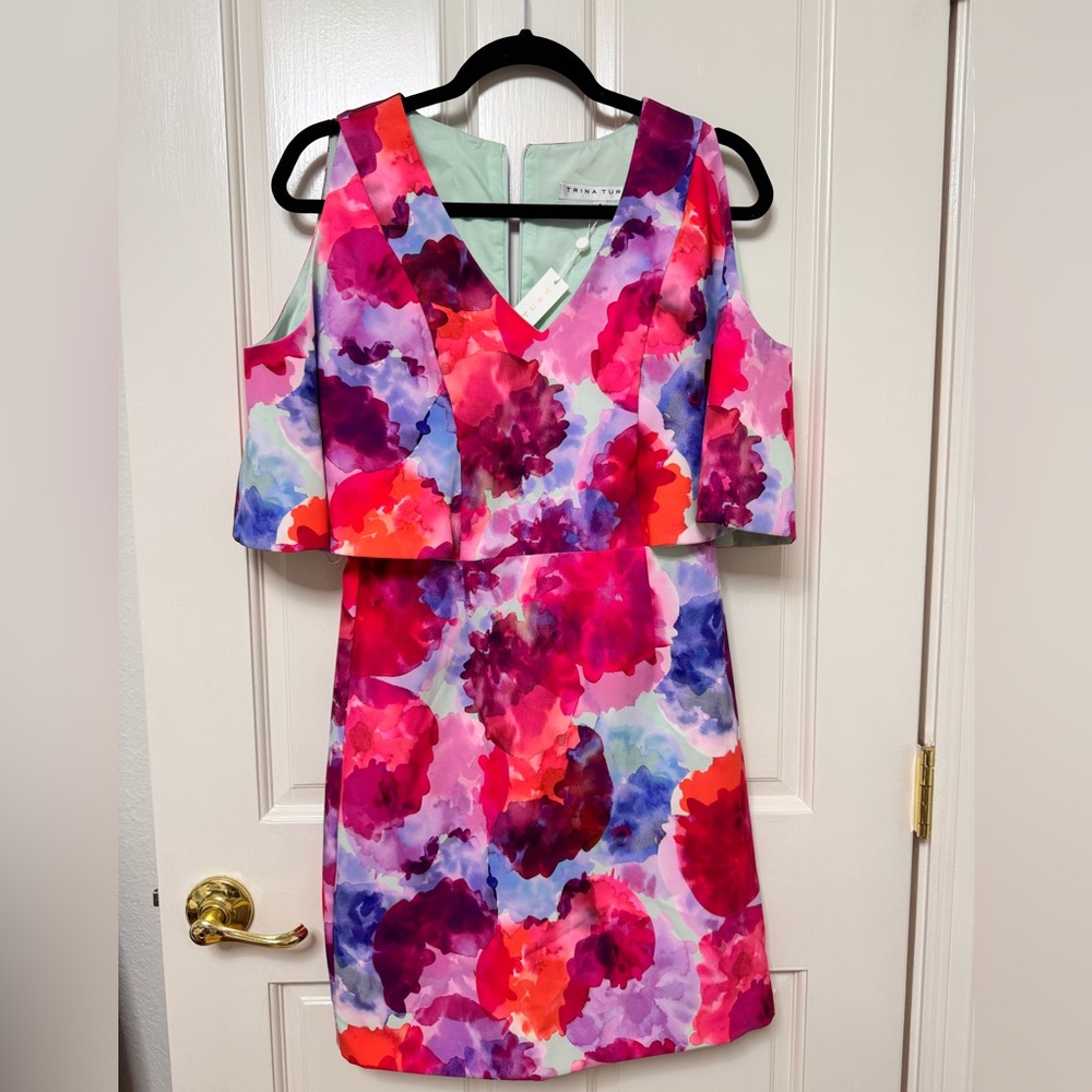 Trina Tuck Dress NWT 4